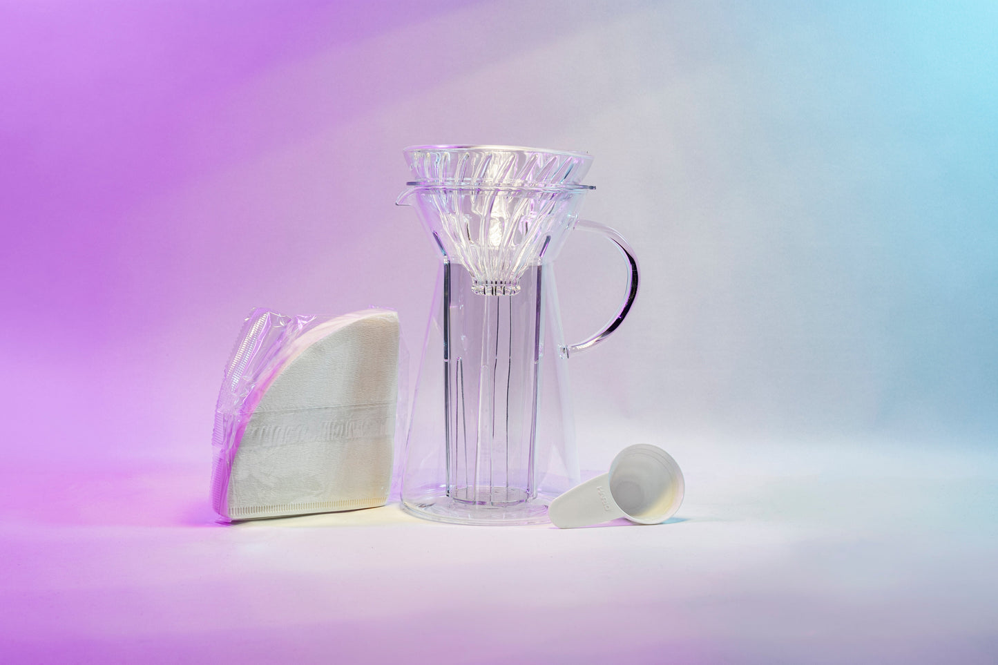 V60 Hot and Iced Glass Coffee Maker